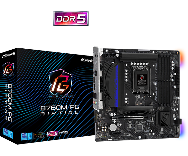 完全動作品 ASRock B760M PG Riptide MicroATX ASRock | B760M PG Riptide